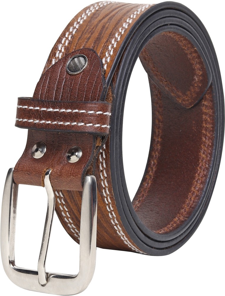 Provogue Men Casual, Evening, Formal, Party Tan Genuine Leather Belt