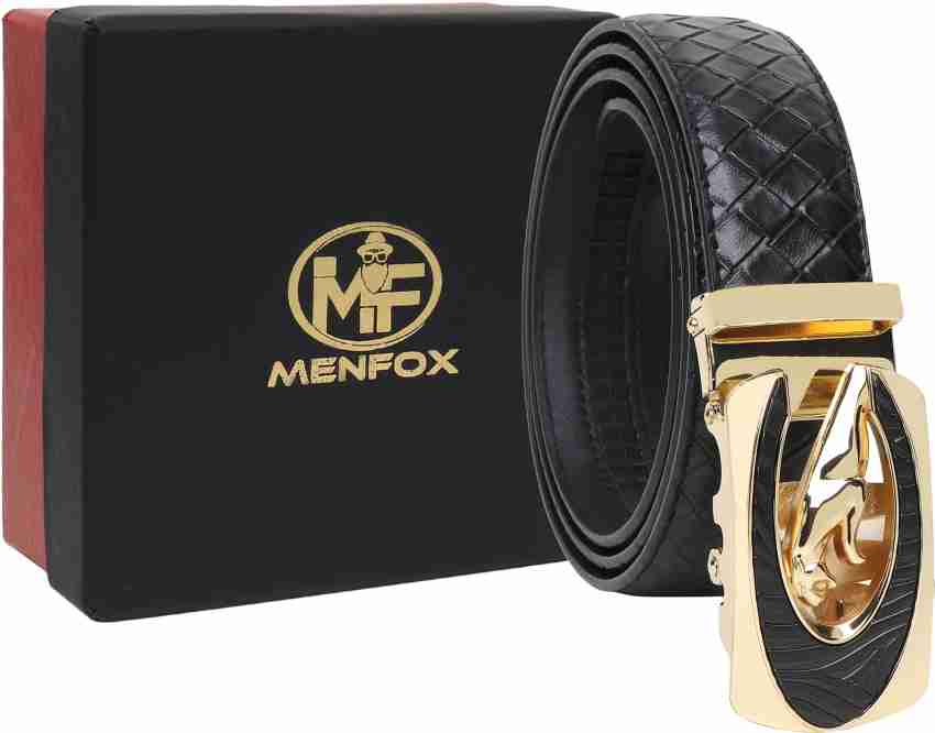 MenFox Men Casual, Formal, Party, Evening Black, Gold Artificial