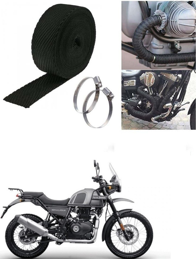 SRPHERE (3 Mtrs) Silencer Wrap Bike Exhaust Heat Shield for Royal Enfield  Himalayan Bike Exhaust Heat Shield Price in India - Buy SRPHERE (3 Mtrs)  Silencer Wrap Bike Exhaust Heat Shield for