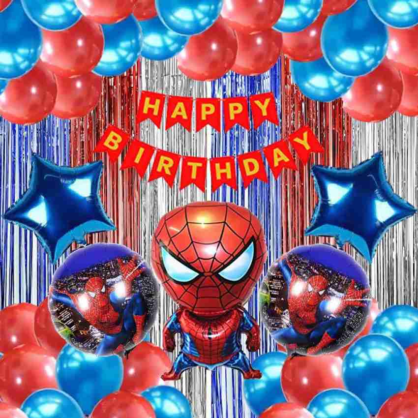 Flipkart.com | PARTY BREEZE Printed spiderman birthday decoration ...