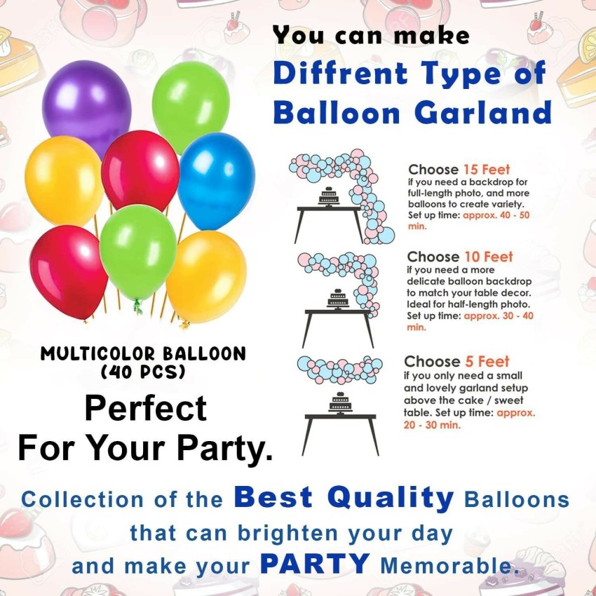 Aggregate 79 Birthday Party Decoration Items List Super Hot Seven Edu Vn   Birthday Decoration Items Combo With Multi Color Balloons And Original Imaghw763zmweght 