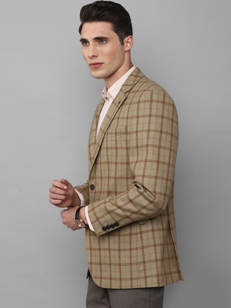 Louis Philippe Blazers, Louis Philippe Brown Blazer for Men at Louisphilippe .com