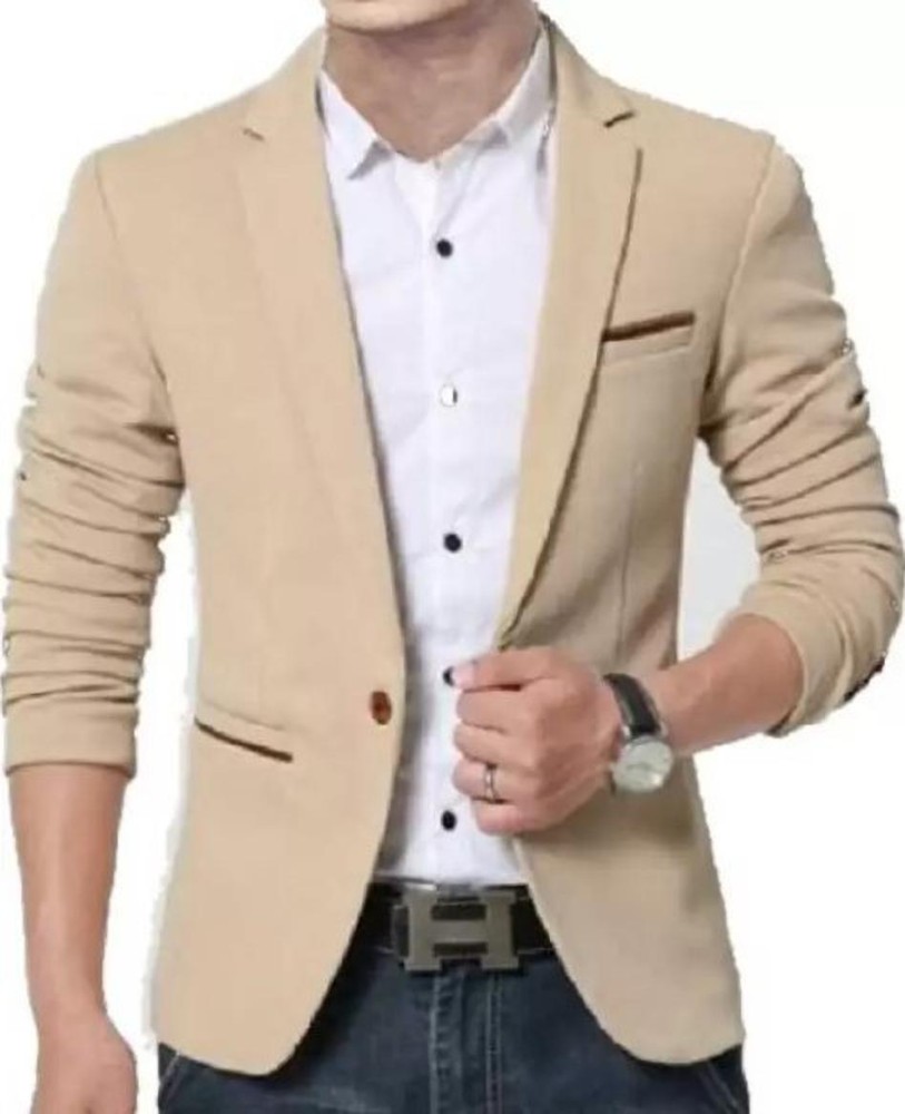 HUMJOLI MENS WEAR Solid Single Breasted Formal, Casual, Festive ...