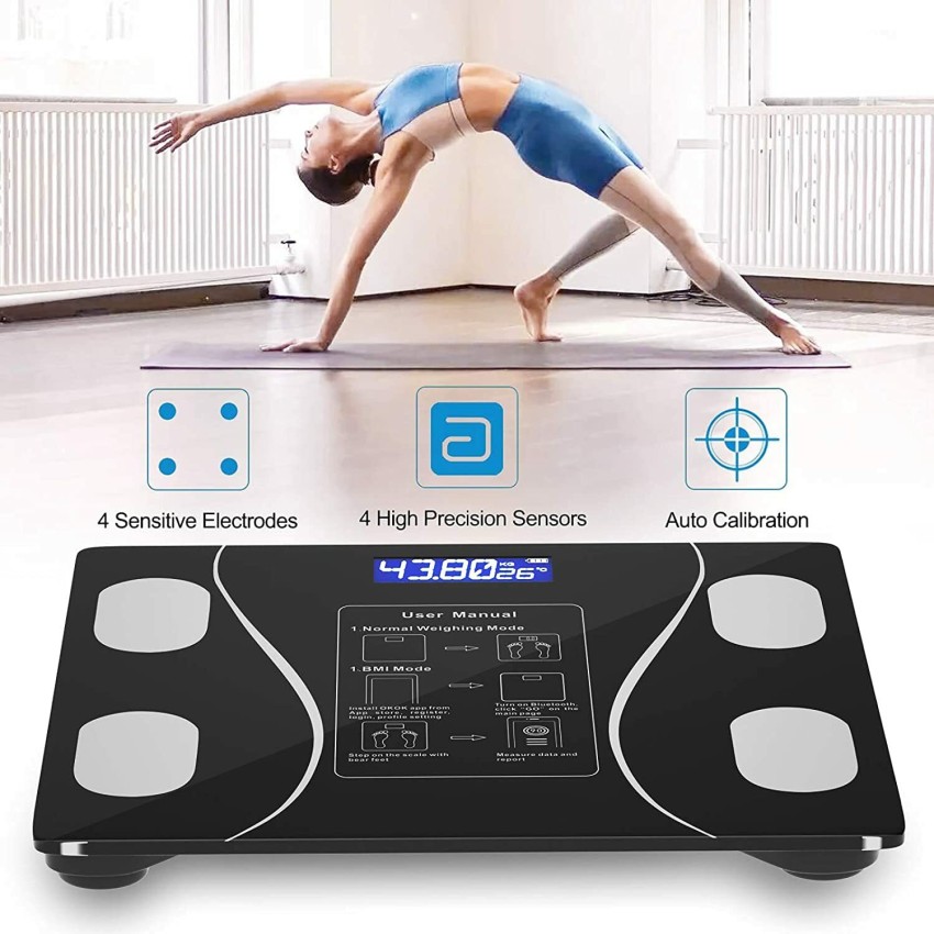 ACU-CHECK Bluetooth Weight machine Weight machine for Human Body weigh scale  fat analyzer Weighing Scale Price in India - Buy ACU-CHECK Bluetooth Weight  machine Weight machine for Human Body weigh scale fat