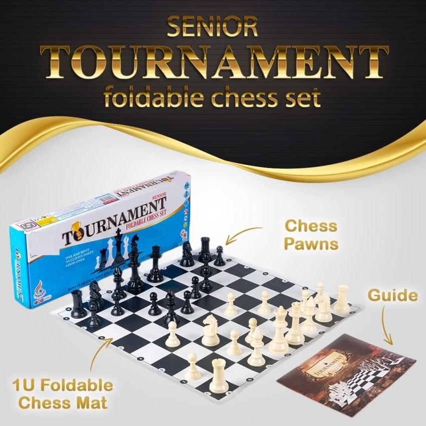 Kids Mandi Foldable Tournament Chess Game Set