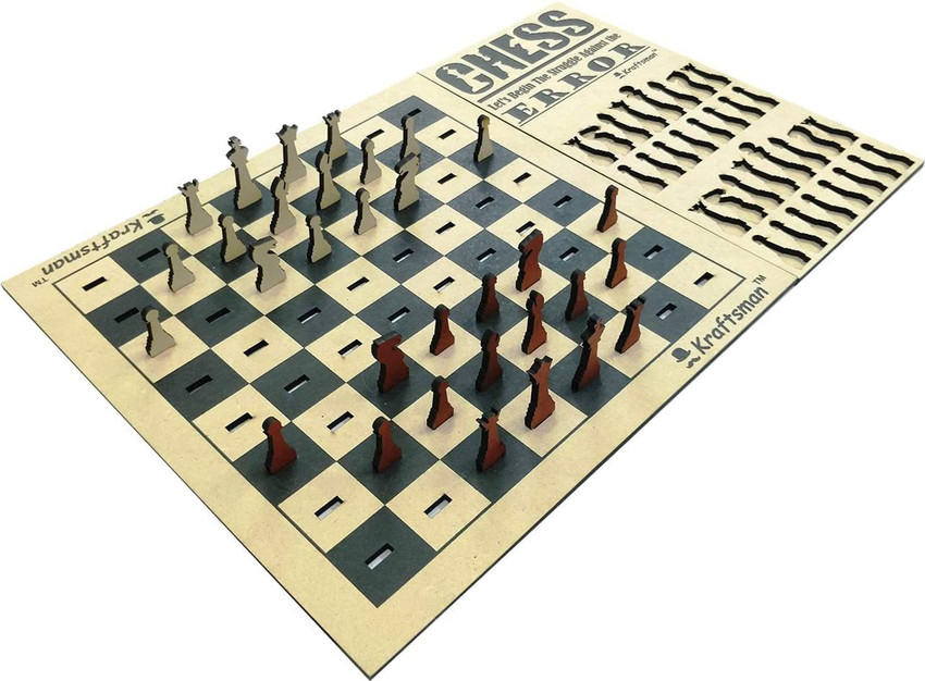 Wooden Memory Chess Game for kids - Kraftsman Brand Store