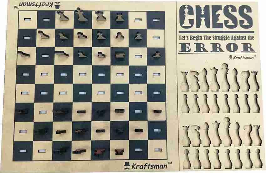 Wooden Memory Chess Game for kids - Kraftsman Brand Store