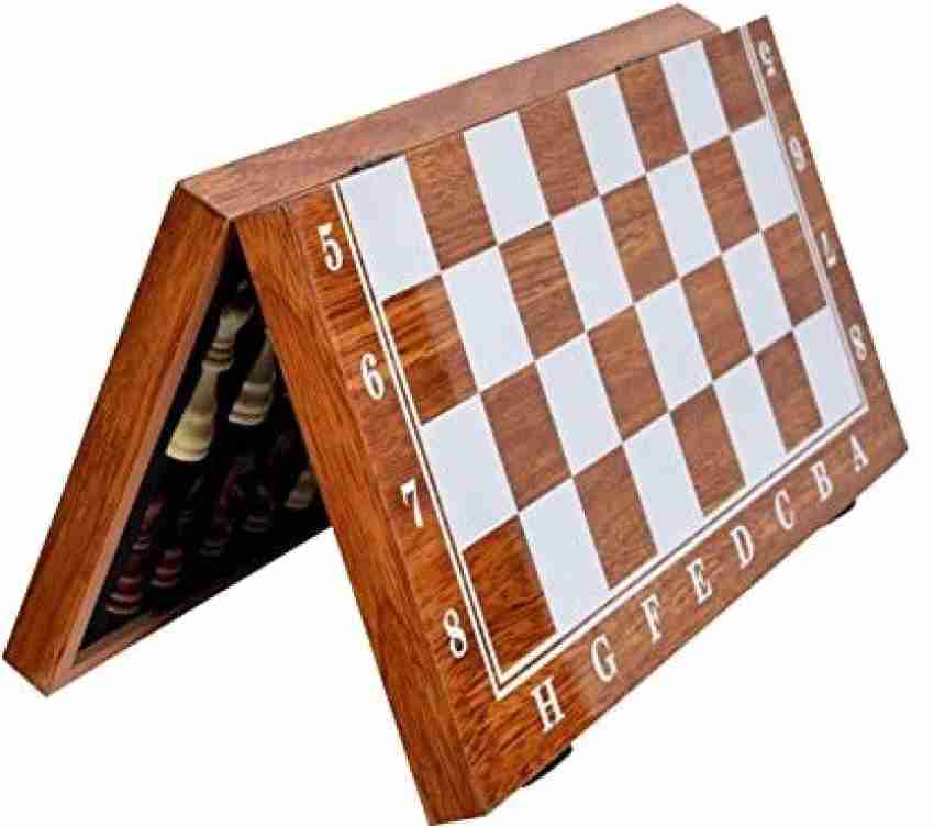 Buy Wholesale India Wooden Chess Set High Quality Folding Chess Board  Standard Level Professional Use With Customization Of Logo Design And Size  & Wooden Chess Play Board Set at USD 7