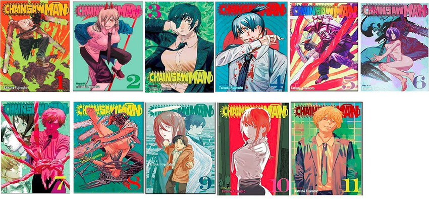 Chainsaw Man Box Set: Includes volumes 1-11 by Tatsuki Fujimoto, Paperback