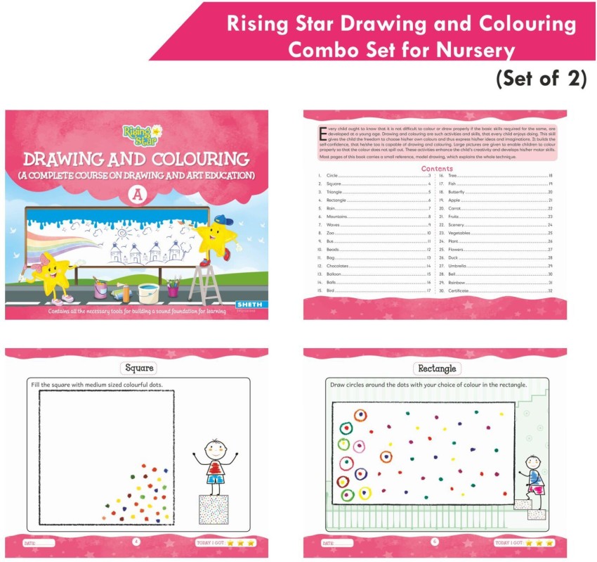 Rising Star Preschool Learning Book Nursery Kit A - Shethbooks