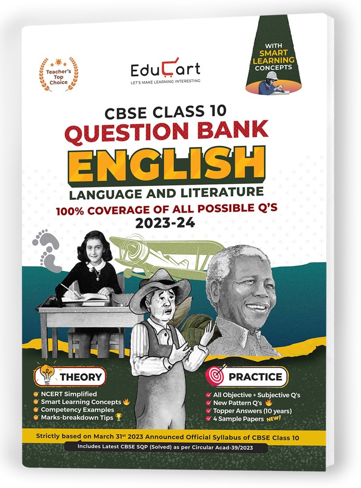 Educart Class 11 Question Bank ENGLISH CORE 2023-24 (For, 59% OFF