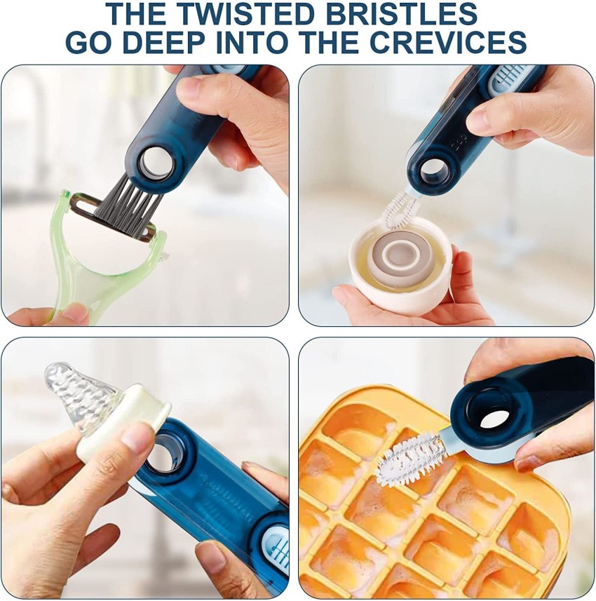 3 in 1Cup Lid Gap Cleaning Brush