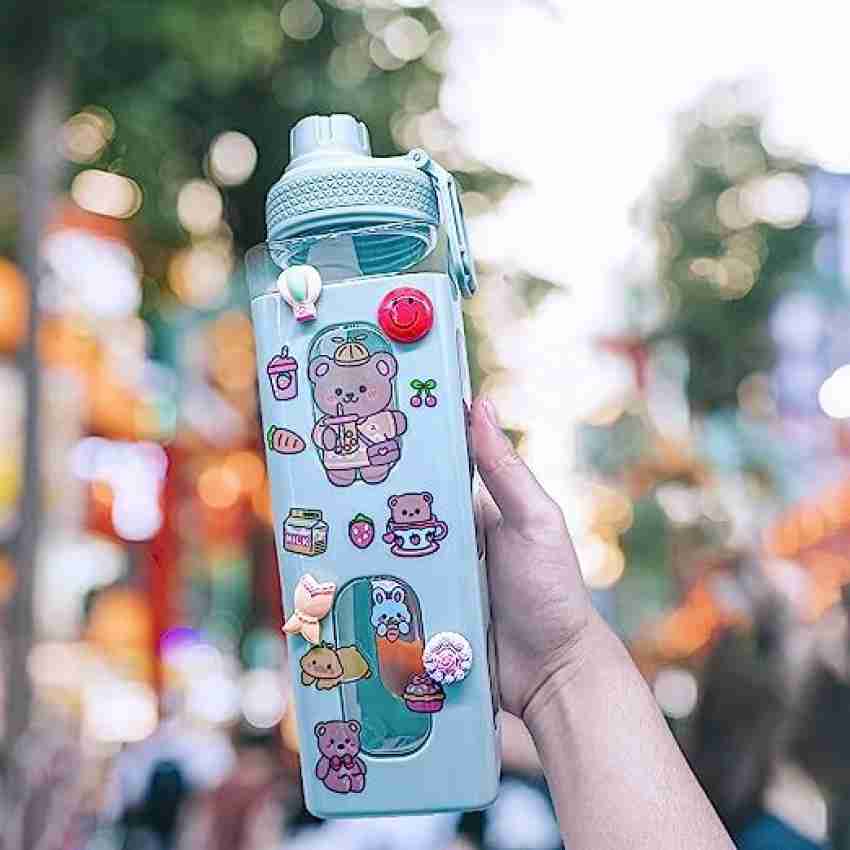 Kawaii Water Bottle for Girls Cute Kids Water Bottles with Straw