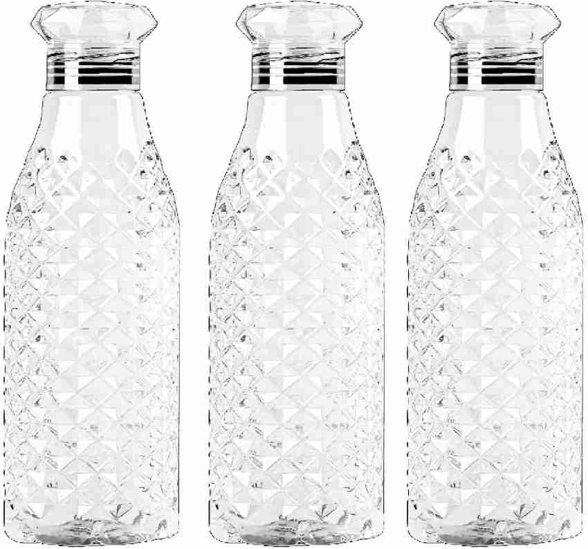 Hichaki Traders Diamond Water Bottle BPA Free Set of 6 Bottles for