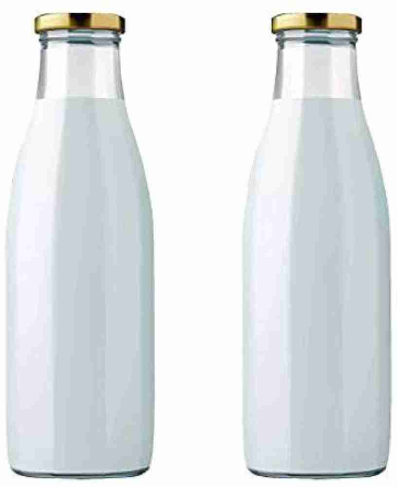 Transparent 1 Litre Glass Bottle for Water/Juice