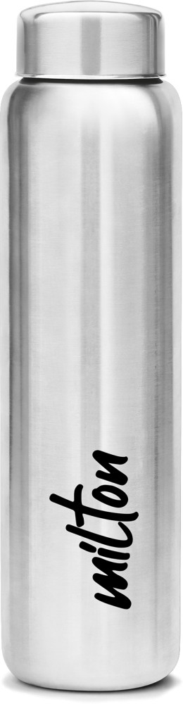 Milton Stainless Steel Water Bottle, 880 ml, Silver