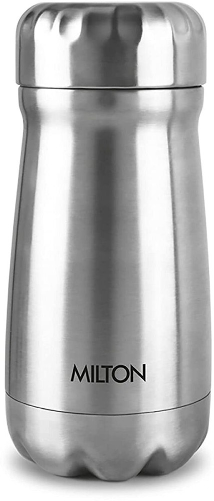 Milton Thermosteel Optima Flask, Steelplain,Silver