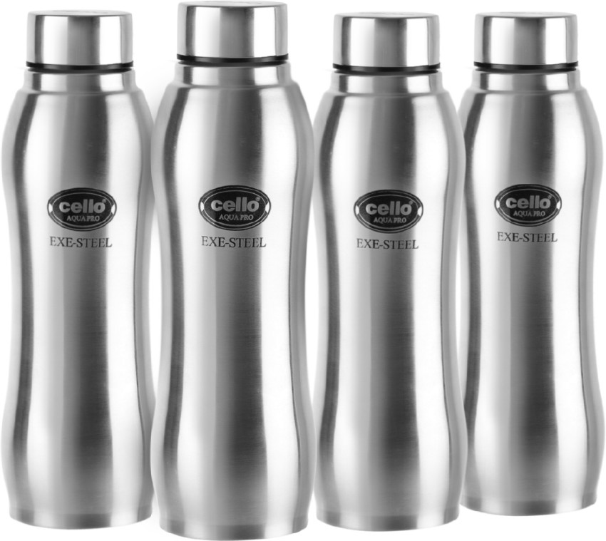 Cello Pro Stainless Steel Water Bottle 1000 ml Set of 1 Silver