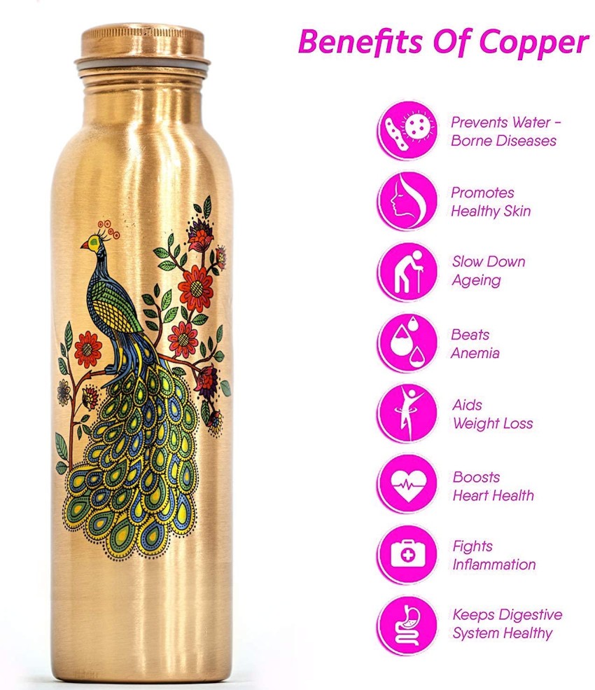 Up To 34% Off on Water Bottle Pretty Peacock