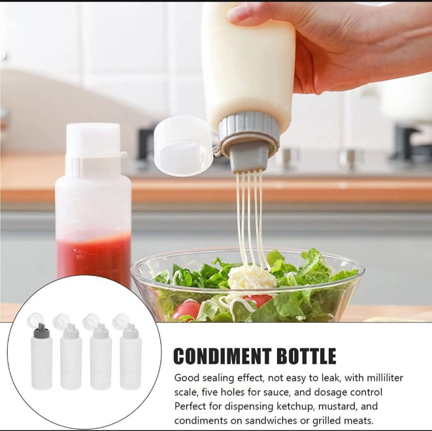 Milton Salad Dressing Containers with Lids Condiments, Sauce