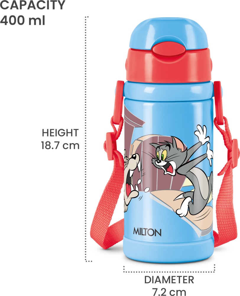 Milton 375 Thermosteel Beautiful Water Bottle For School Child Pink Color  300 ml