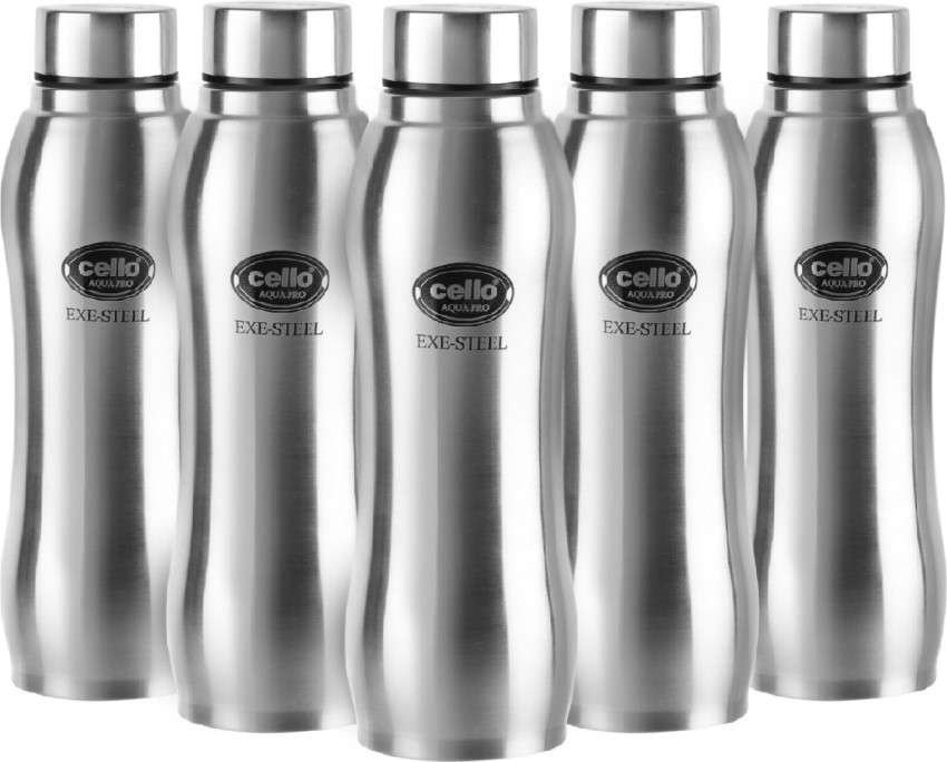 Cello Pro Stainless Steel Water Bottle 1000 ml Set of 1 Silver