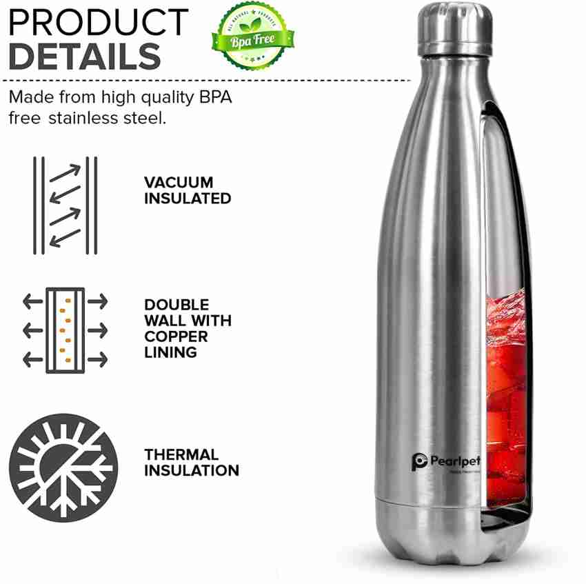 1000ml Thermal Vacuum Flask Water Bottle Insulated Double Wall