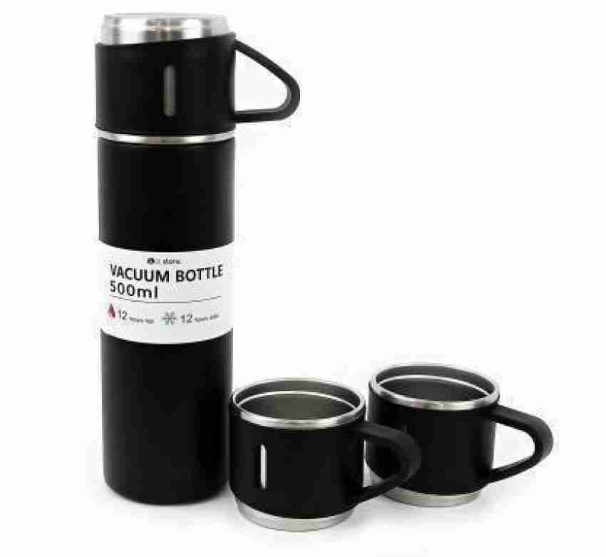  Stainless Steel Vacuum Flask Set With 3 Steel Cups