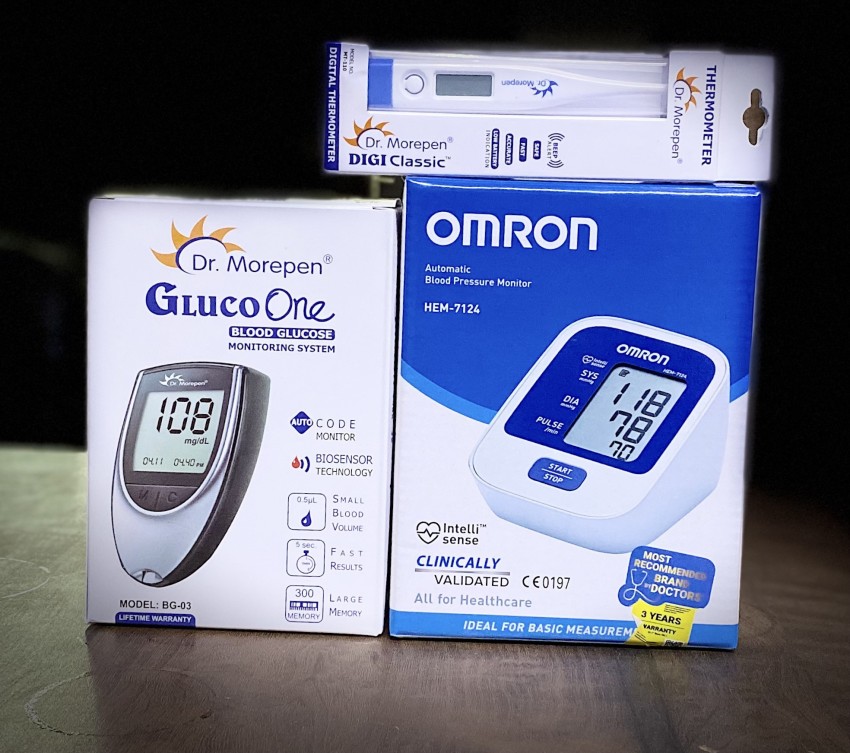 Omron Hem 7124 Fully Automatic Digital Blood Pressure Monitor with  Intellisense Technology Most Accurate Measurement