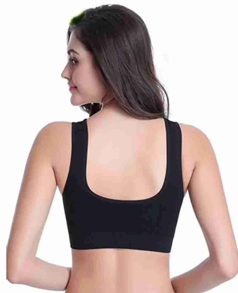 Manvi creation AirTech Support Bra Women Sports Non Padded Bra