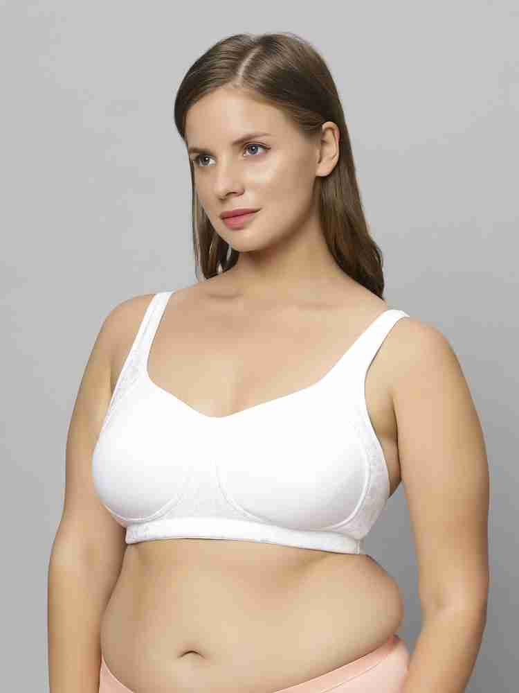 BlueNixie Blue Nixie Plus size Cotton Stretch full coverage non padded bra  Women Everyday Non Padded Bra - Buy BlueNixie Blue Nixie Plus size Cotton  Stretch full coverage non padded bra Women