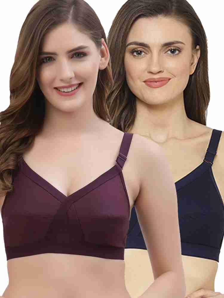 Floret Women Full Coverage Non Padded Bra - Buy Floret Women Full Coverage  Non Padded Bra Online at Best Prices in India
