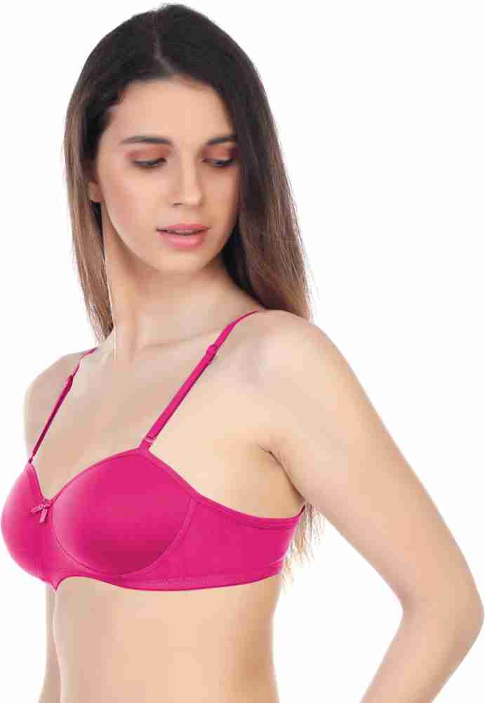 Buy Lerisha Women's Non Padded Maternity Bra , Multicolor Pack Of