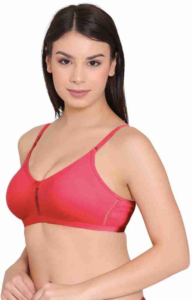 Buy GROVERSONS PARIS BEAUTY Coral Women's Full Coverage Padded Women's Full  Coverage Everyday Bra