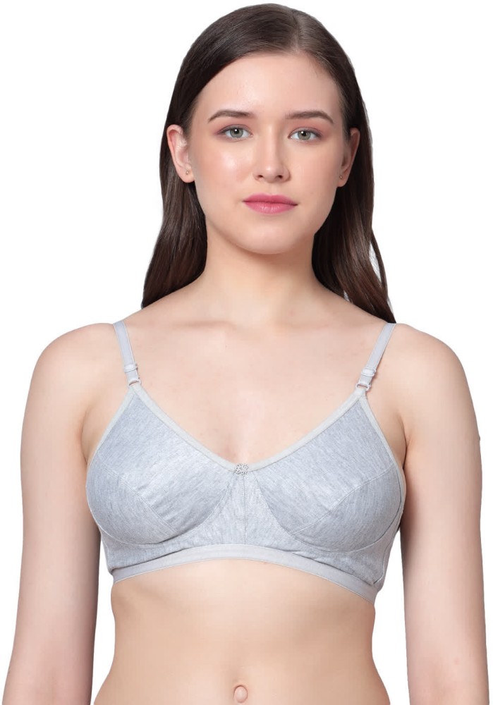 Buy Forever 21 Grey Non Wired Non Padded Sports Bra for Women