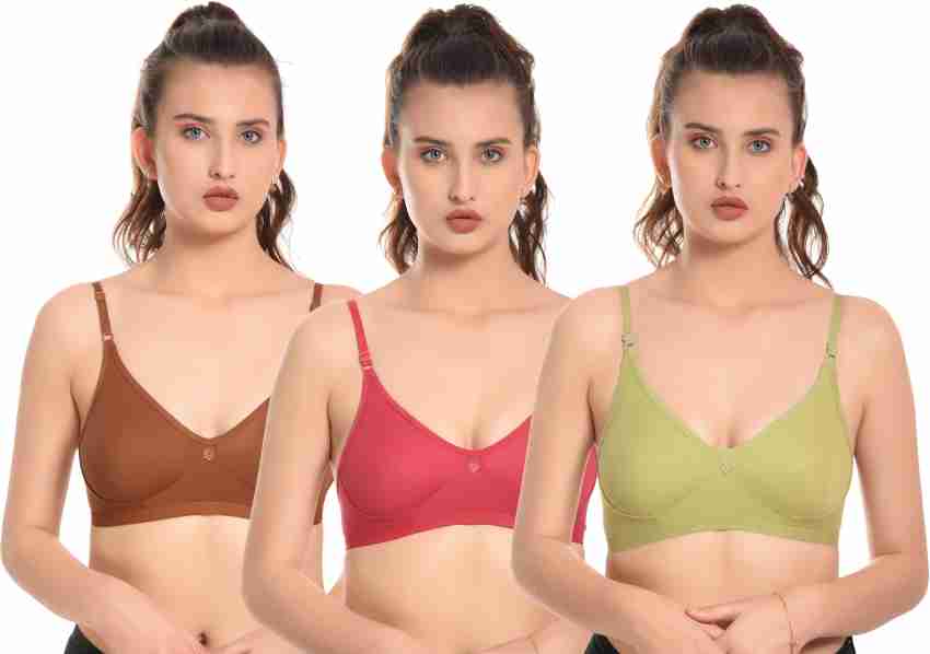 ELINA Women Full Coverage Non Padded Bra - Buy ELINA Women Full Coverage  Non Padded Bra Online at Best Prices in India