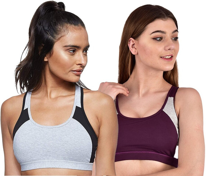 heavily padded sports bra