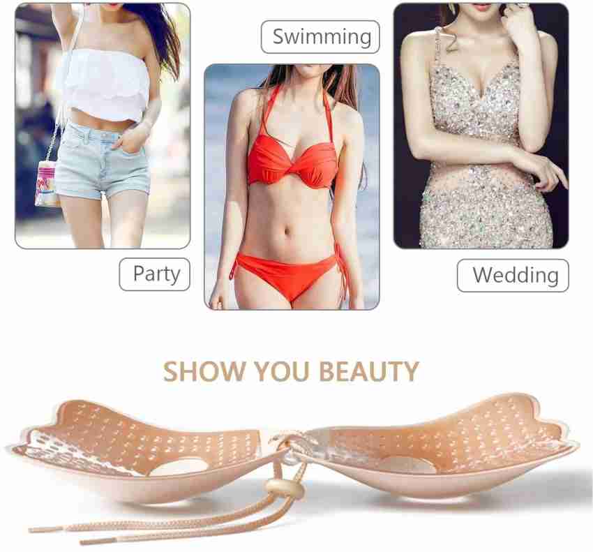 ActrovaX Sticky Strapless Self Adhesive Backless Bras Women Stick