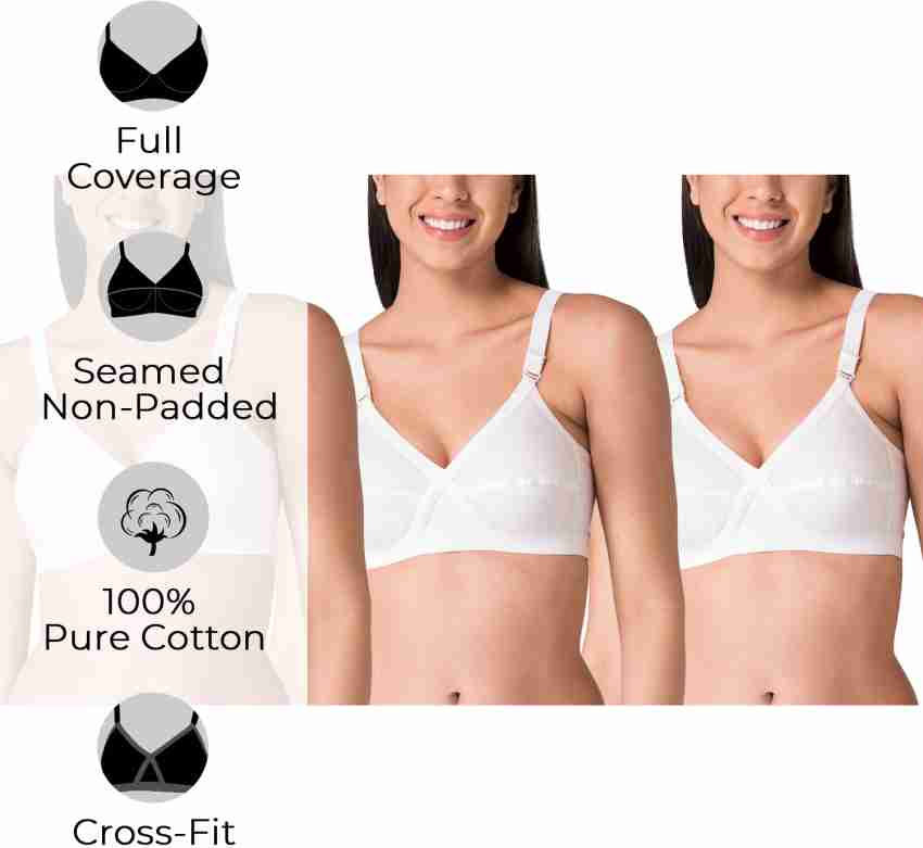 Komli Minimiser Support 100% Cotton Non-Padded Full Coverage Bra