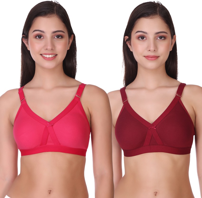 pooja ragenee CROSS MOLD Women Full Coverage Non Padded Bra - Buy