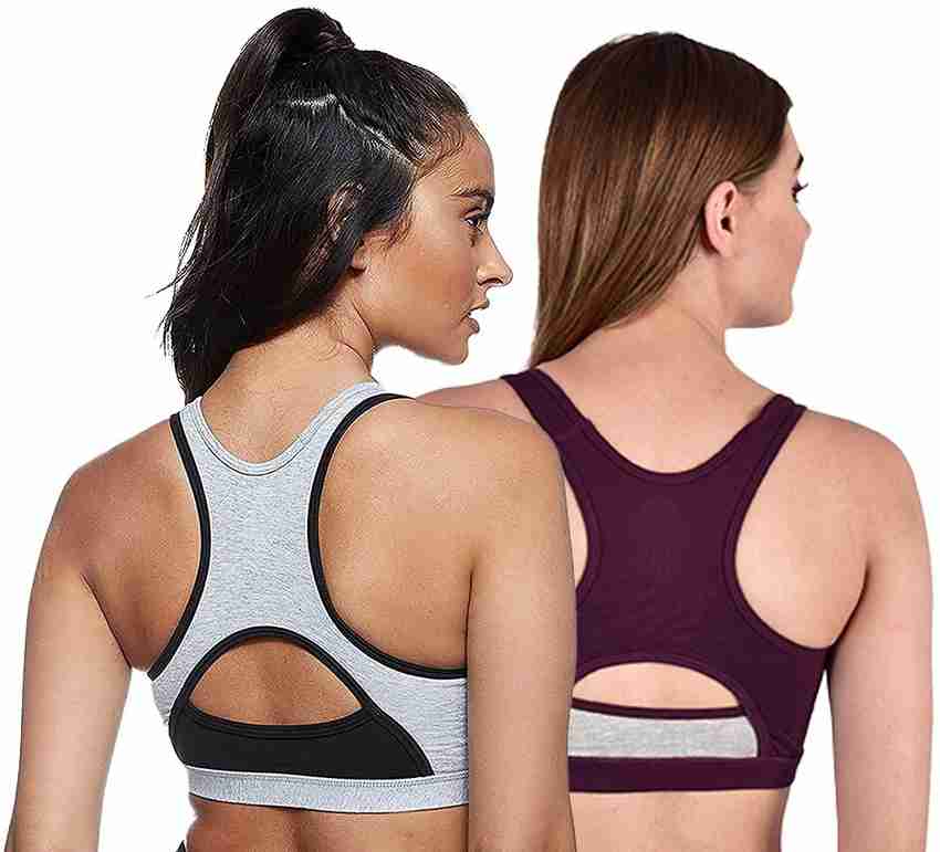 heavily padded sports bra