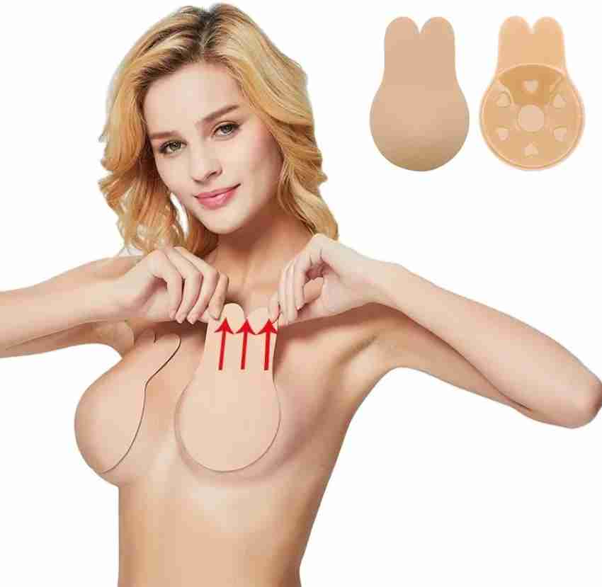 Rossella Women Push Up Bras for Self Adhesive Silicone Strapless Invisible  Sticky Pads Spandex Push Up Bra Pads Price in India - Buy Rossella Women Push  Up Bras for Self Adhesive Silicone
