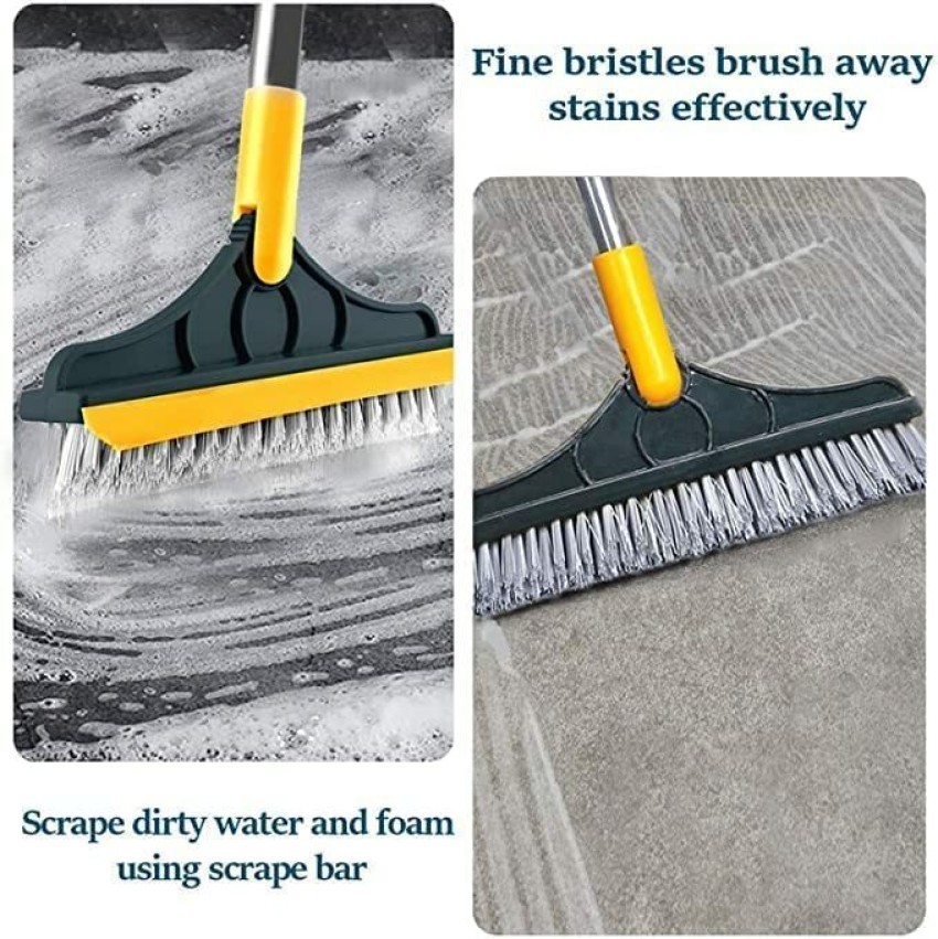 3 in 1 Floor Scrub Brush with Squeegee, 2022 New Floor Brush