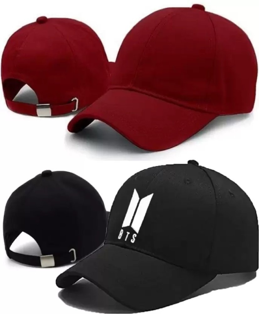 Buy Red Fitted Hat Online In India -  India