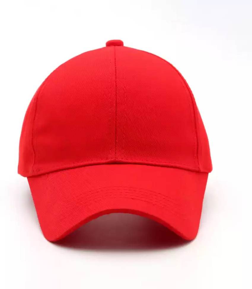 Buy Red Fitted Hat Online In India -  India