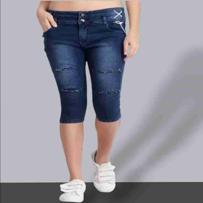 Perfect Outlet Women Denim Capri