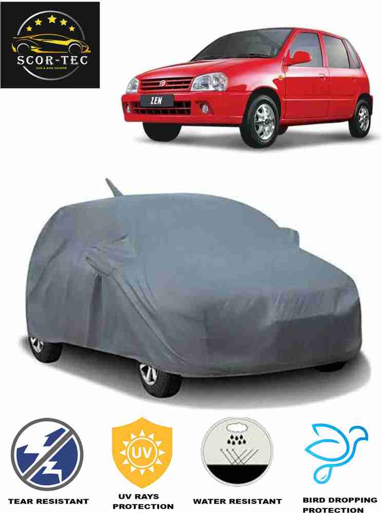 SCOR-TEC Car Cover For Maruti Suzuki Zen 1.0i (With Mirror Pockets) Price  in India - Buy SCOR-TEC Car Cover For Maruti Suzuki Zen 1.0i (With Mirror  Pockets) online at Flipkart.com