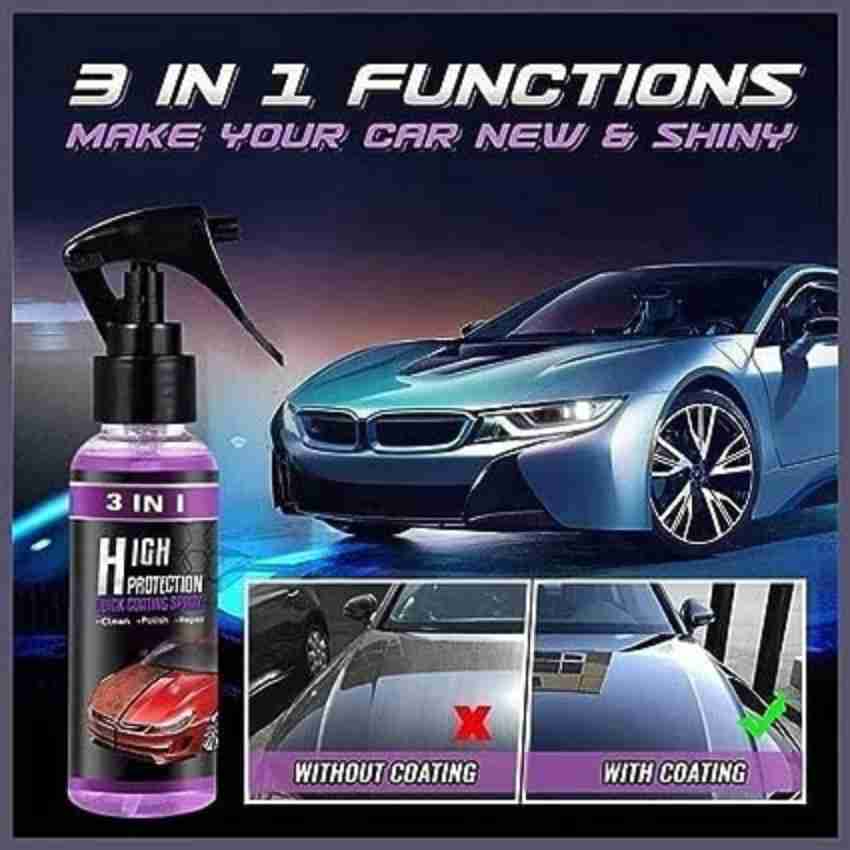 jd corporation 3 in 1 High Protection Quick Car Coating Spray Car Scratch  Repair Spray, Multipurpose Liquid Car & Bike Polish Vehicle Interior  Cleaner Price in India - Buy jd corporation 3