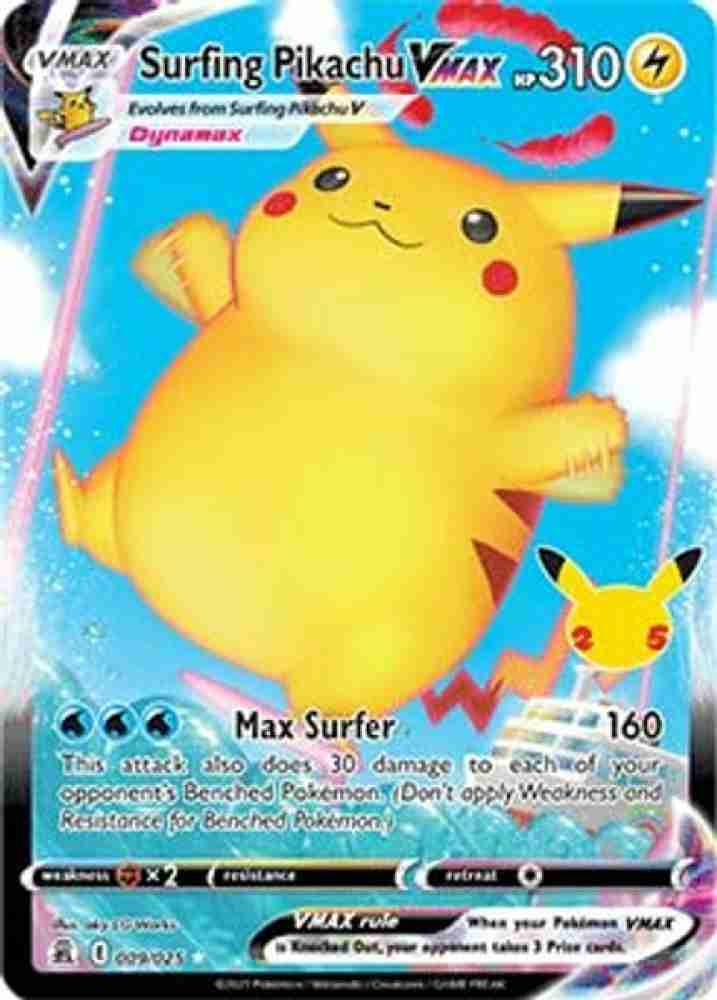 Ash Pikachu VMAX Pokemon Card 