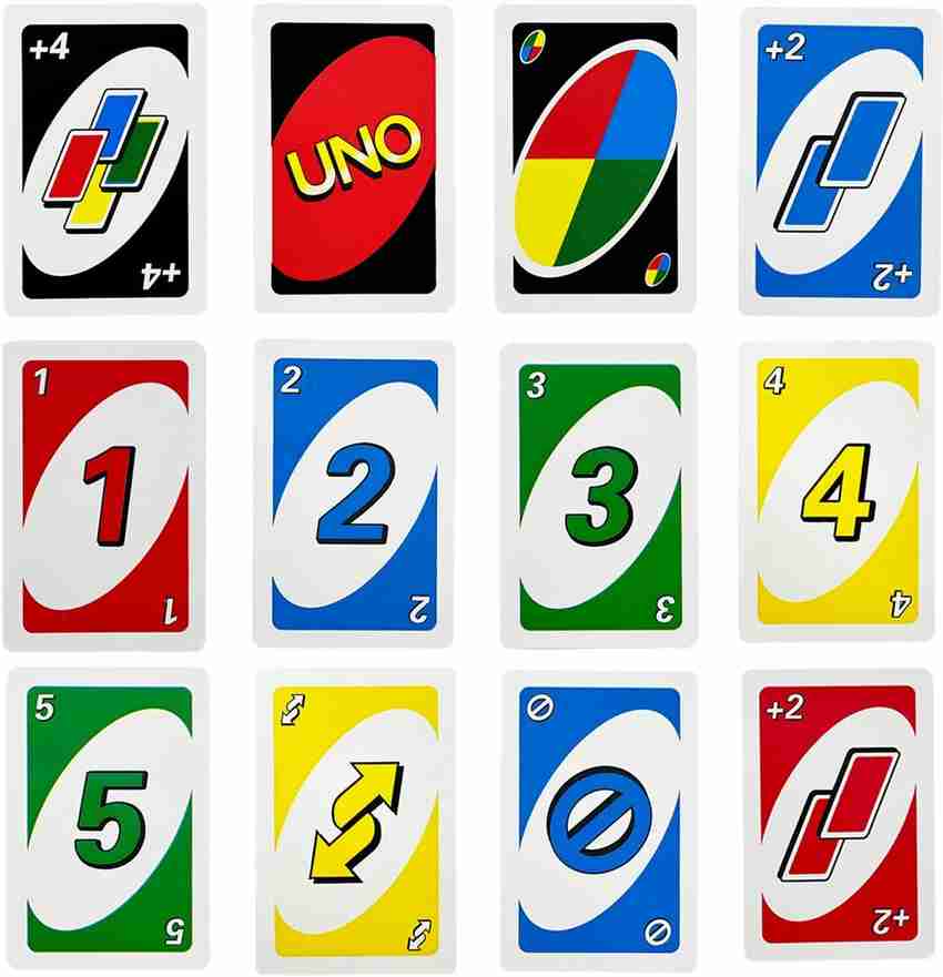 Mattel Games Uno Card Game Series Family Party Funny Board Classic